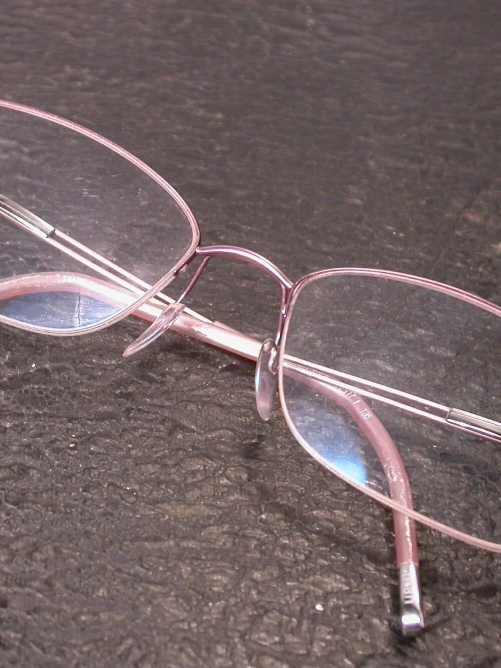 Silhouette Titan Frameless Light Pink Wire Eyeglasses Made in Austria